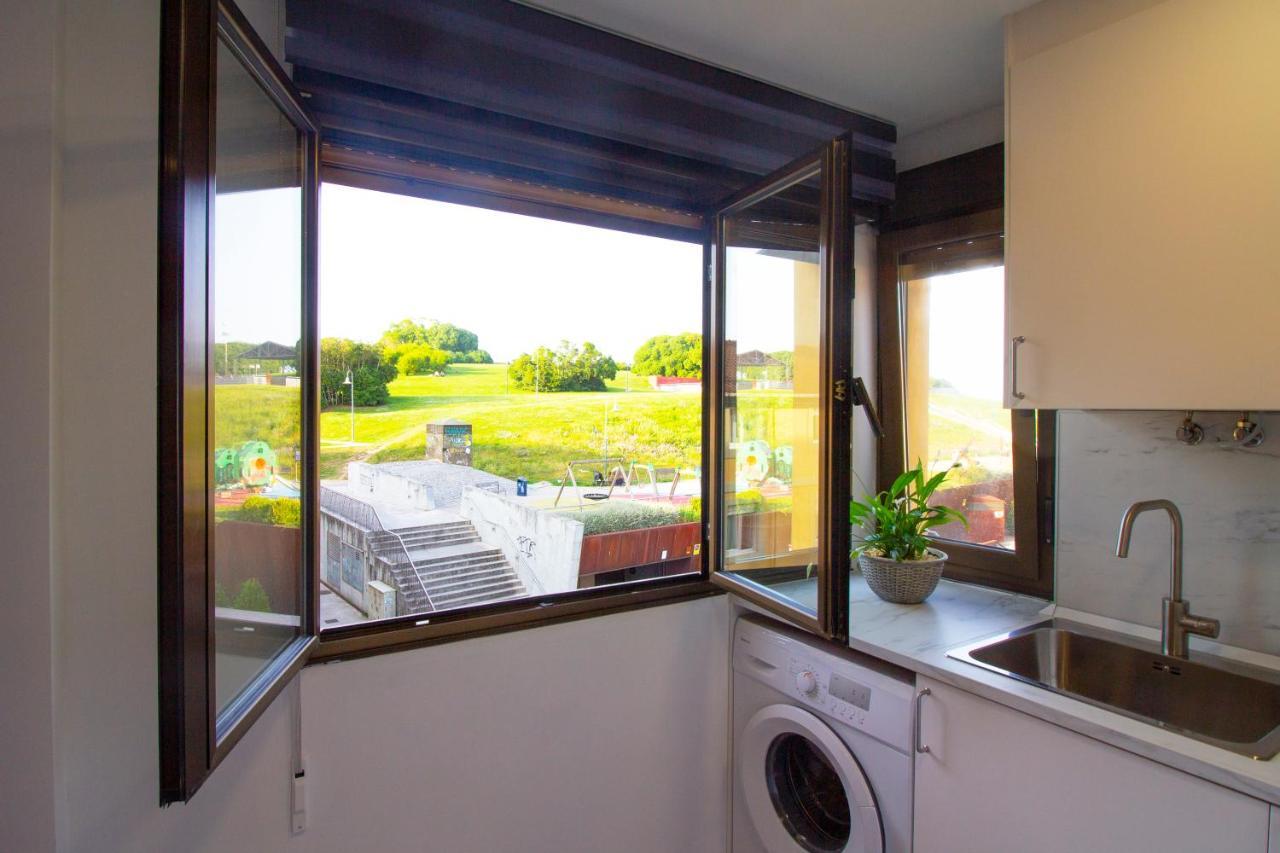 Loft En Gijon - Cimavilla Con Vistas Al Cerro Eksteriør billede
